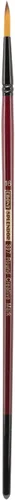 Miniatura 14 de Creative Mark Ebony Splendor - Brocha sintética de mango corto para pintura de marta sintética, Rigger # 2, pelo multifilamento Teijin, pinceles