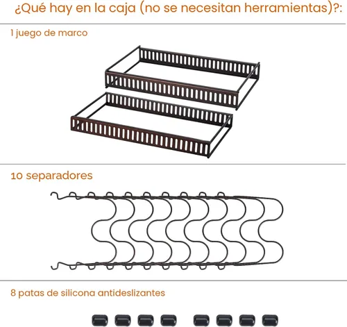 Miniatura 6 de Toplife Organizador de Utensilios de Repostería 10+ para Utensilios de Repostería de Cocina, Utensilios de Cocina, Vajilla, Tablas de Cortar, Negro