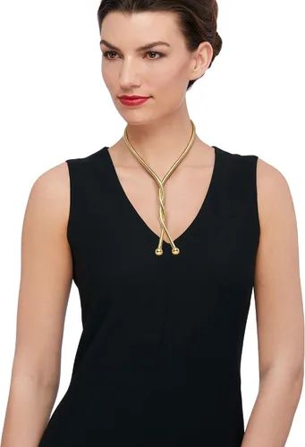 Miniatura 3 de Ross-Simons Collar de oro amarillo italiano de 18 quilates sobre plata de ley flexible 4 en 1, Plata esterlina, no conocido