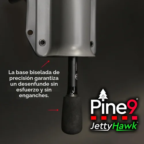 Miniatura 5 de JettyHawk Fishing Rod Hip Holster, Hands-Free Quick-Draw Holder, Fits 1.5-2" Pole, for Spinning, Baitcaster, Centerpin & Surf Rods, Wading & MOLLE