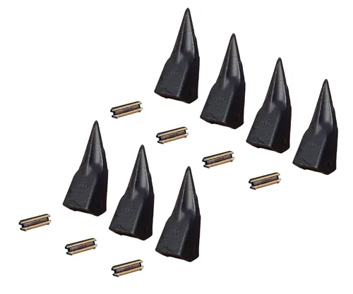 Miniatura 9 de Retroexcavadora/Excavadora Tiger Rock Cucharón Diente con Pin - 230TL, T230L, T23P, 230PN (1)