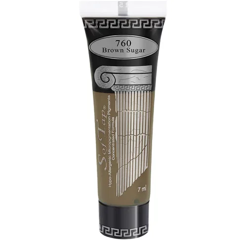 Miniatura 28 de SofTap® Tinta Microblading para cejas Espresso – Pigmento de sombreado PMU marrón oscuro medio para nano cejas, máquina y método manual Tinta