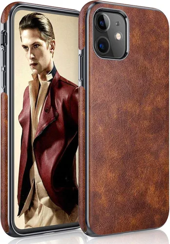 Miniatura 8 de LOHASIC Funda para iPhone 11, de cuero de lujo, delgada, resistente, antideslizante, agarre suave, antiarañazos, a prueba de golpes, compatible
