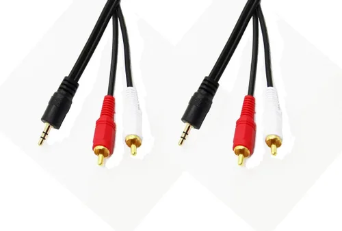 Miniatura 12 de Cable de audio estéreo macho a doble RCA macho (derecho e izquierdo), 6 pies - Paquete de 3