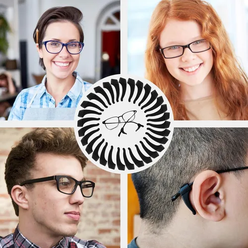 Miniatura 6 de 5 pares de pinzas para los ojos, adecuados para niños, adultos, deportes, gafas, clips para gafas, ganchos de clip para la oreja