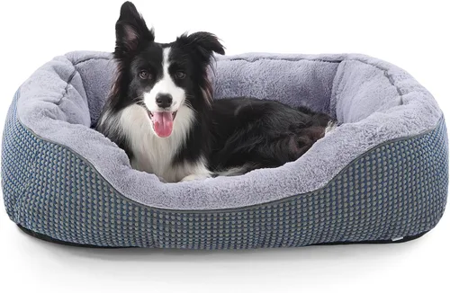 Miniatura 24 de INVENHO Cama para perros pequeños para perros pequeños, camas para gatos de interior, lavable, cama ortopédica para perros, cama cálida suave y Gris