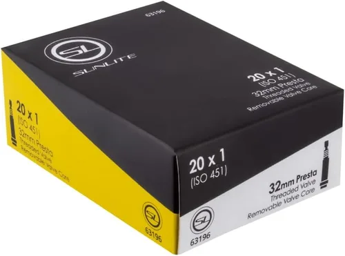 Miniatura 21 de Sunlite Tubos de bicicleta de válvula Presta estándar
