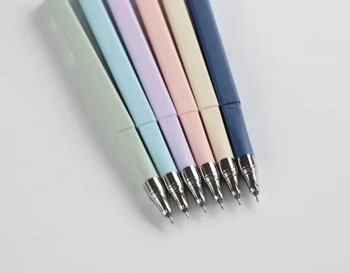 Miniatura 3 de Bolígrafos de tinta de gel de color sólido, punta cuadrada de 0.020 in, bolígrafo de gel para escribir firma, paquete de 6