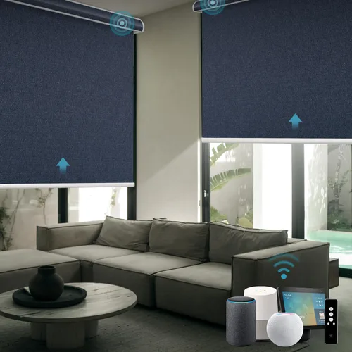 Miniatura 23 de SmartWings Persianas motorizadas con control remoto para ventanas, persianas enrollables Matter 100% opacas, automáticas, eléctricas inteligentes