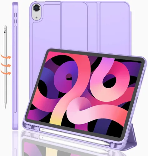 Miniatura 48 de iMieet Funda para iPad Air de 11 pulgadas M3 (2025) / M2 (2024), iPad Air de 5ª/4ª generación 2022/2020 de 10.9 pulgadas con soporte para lápices