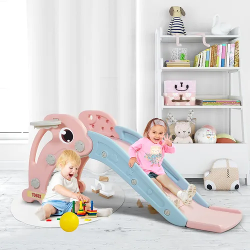 Miniatura 7 de TOBBI - Tobogán para niños, para interiores y exteriores Rosa