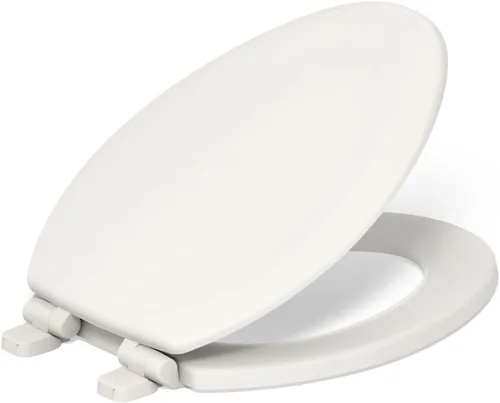 Miniatura 15 de KOHLER Stonewood Quiet-Close, Asiento de inodoro redondo de cierre suave, madera duradera, fácil instalación, ajuste universal, elementos esenciales