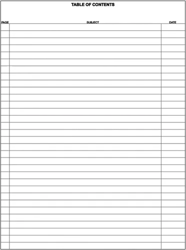 Miniatura 3 de bookfactory cliente libro registro Log/Diario/Cuaderno de bitácora – 120 Página, 8.5"x11," Negro Hardbound (xlog-120 – 7 cs-a-l-black