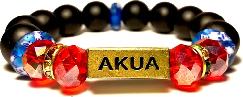 Miniatura 57 de Pulseras africanas tradicionales con nombre nacido en el día para mujeres de Ghana, materiales naturales, ajuste cómodo y holgado