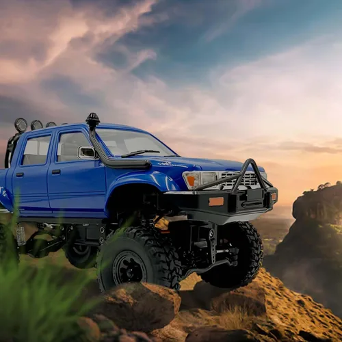 Miniatura 7 de WPL C64-1 Coche RC a escala 1:16 RC Crawler RTR RC Rock Truck 4x4 Modo de vehículo todoterreno 260 Motor Nueva caja de cambios con 3