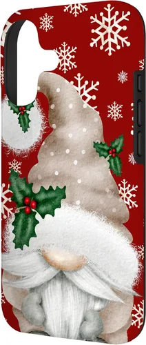 Miniatura 2 de Aesthetic Snowflake Cute Winter Gnome for Christmas Grandma Case for iPhone 17