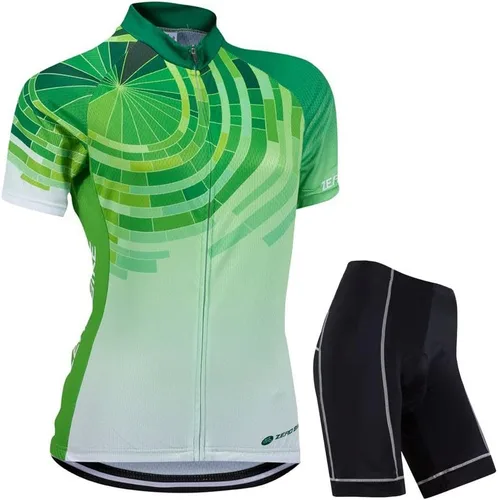 Miniatura 63 de Jersey de ciclismo para mujer, de manga corta, secado rápido, transpirable, para montaña.