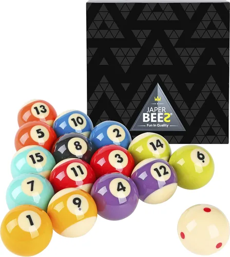 Miniatura 13 de JAPER BEES Juego de Bolas de Billar Bolas de Piscina Set de Billar