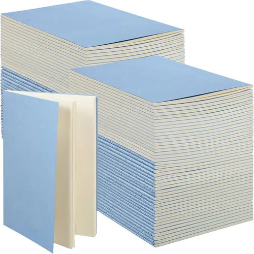 Miniatura 12 de Mimorou 100 piezas de cuadernos diarios a granel - Cuadernos kraft de tapa blanda A5 pequeños de 5.5 pulgadas x 8.3 pulgadas con 60 páginas 30 hojas