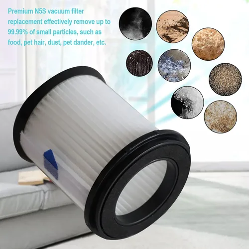 Miniatura 5 de HIFROM Filtros de repuesto para aspiradora compatibles con INSE S6T S6P Pro N5S Robot Aspirador, 4 paquetes de piezas de aspirador robot