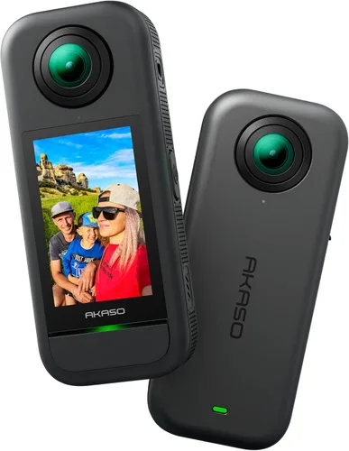 Miniatura 18 de AKASO Combo de creador de cámara de acción 360: video 360 de 5.7K con sensores de 1/2 pulgada de 48 MP, foto 360 de 72 MP, 360 supersuave, palo