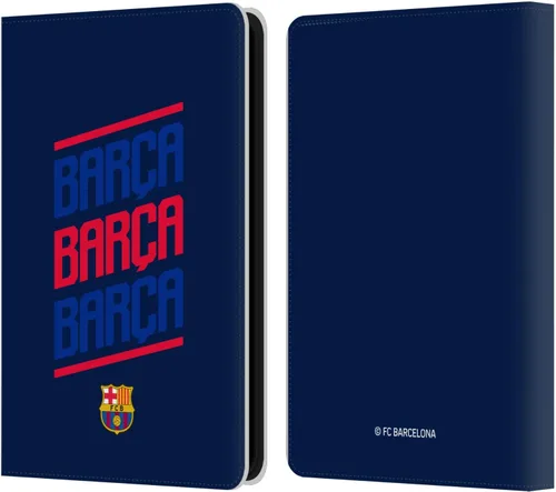 Miniatura 13 de Head Case Designs Funda de piel con licencia oficial del FC Barcelona Barca Crest Graphics compatible con Kindle Paperwhite 5 (2021)