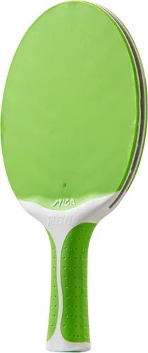 STIGA Flow Outdoor 2-Player Table Tennis Set Includes Two Outdoor Rackets and Two Outdoor Balls Verde