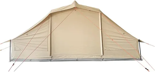 Miniatura 9 de Tienda de campaña grande impermeable de 4 estaciones de lona de algodón Glamping Yurt con agujero de gato de estufa para 6-8 personas Camping Caza