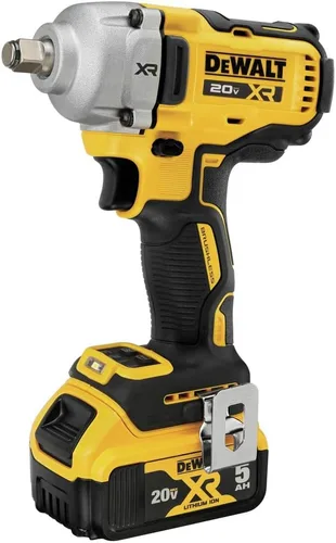 Miniatura 3 de DEWALT Llave de impacto 20V MAX, inalámbrica, 1/2 pulgada, 2 baterías y cargador incluidos (DCF891P2)