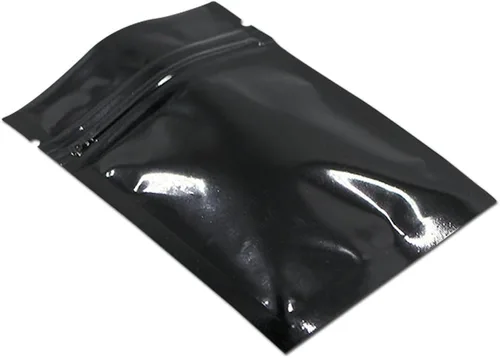 Miniatura 2 de Paquete de 100 bolsas de 5,8x7,9 cm Mylar para cierre de cremallera, reutilizables, pequeñas, de papel de aluminio, paquete de cierre de cremallera