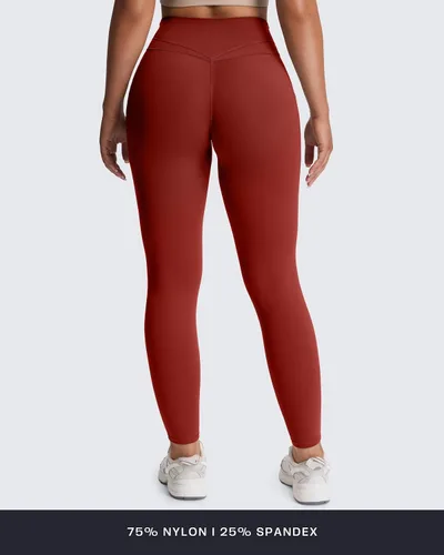 Miniatura 60 de Aoxjox Trinity - Pantalones de yoga de cintura alta con bolsillos para mujer, control de abdomen, cintura cruzada, leggings de entrenamiento suaves