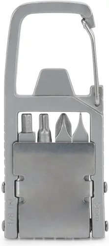 Miniatura 7 de Generic 12 en 1 Llavero Multiherramienta Destornillador con Puntas Plegables Herramienta Multifuncional Abrebotellas Herramienta de Bolsillo