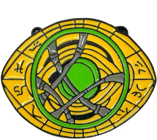Miniatura 3 de OYSTERBOY 3 broches de esmalte de calidad premium Thanos el infinito guantelete guante ojo de Agamotto Super héroes símbolo para cosplay disfraz