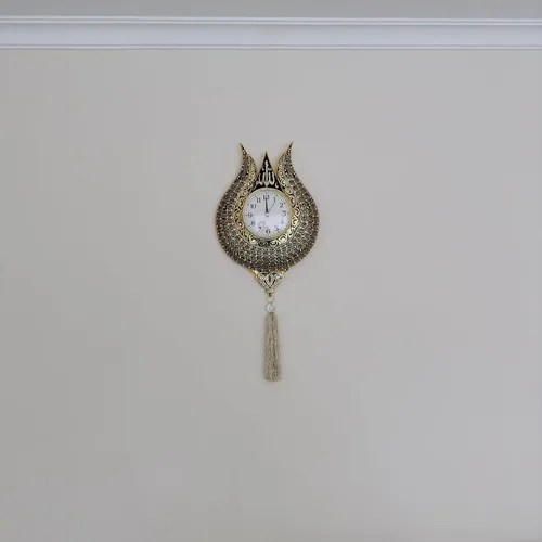 Miniatura 4 de Tulip Design Asmaul Husna - Reloj de pared islámico bordado, decoración de pared islámica, arte, hogar islámico, regalo de inauguración de la casa