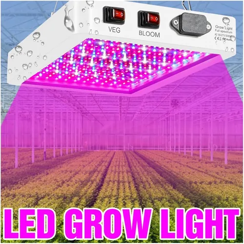 Miniatura 2 de Planta LED crece luz 4000 W 5000 W panel hidropónico LED flor plántula bombilla para invernaderos lámpara fito interior crece tienda 5000 W