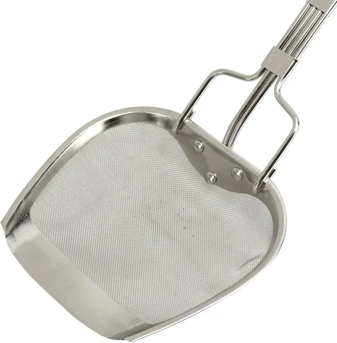 Miniatura 8 de Colador de aceite de malla fina, cucharón de colador de acero inoxidable 304, cuchara de colador de alta practicidad, colador con asa, cuchara