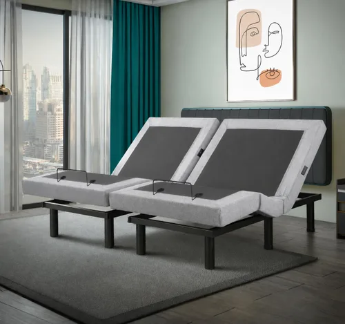 Miniatura 25 de Irvine Home Collection Base de cama ajustable de tamaño individual XL, características cargadas, gravedad cero, sin ronquidos, posiciones de memoria