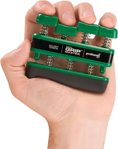 Miniatura 3 de Prohands Gripmaster - Ejercitador de mano (fortalecedor de agarre de mano), con resorte, sistema de pistón de dedos, aislamiento y ejercicio de cada