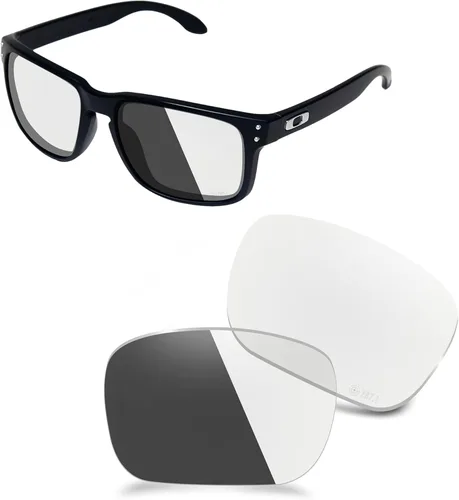 Miniatura 11 de Lentes de repuesto ANSI Z87.1 para gafas de sol Oakley Holbrook XL OO9417 Amarillo de alta definición.