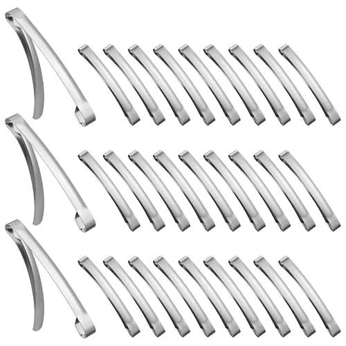 Miniatura 14 de Hotop 30 Piezas Pinzas para el Cabello, Pasadores de Metal Abovedados de Centro Abierto, Colores Surtidos (Negro, Marrón, Plateado)