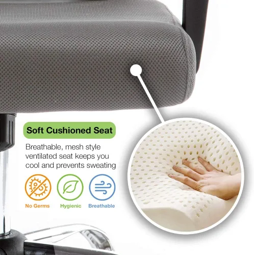 Miniatura 6 de Modern Home ZUNA-BKLIME - Silla de oficina, negro/lima Negro/Lime