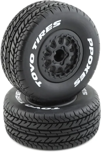 Miniatura 4 de Lifehead 1/10 RC Short Course - Neumáticos para camiones todo terreno, adecuados para TRAXXAS Slash4X4 ARRMA SENTON 4X4 V3 Losi Ford Raptor Baja