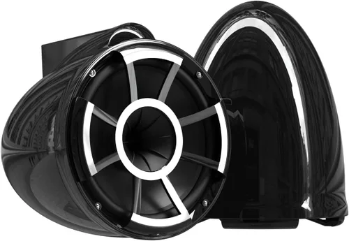 Miniatura 10 de wet sounds REV 10 W-SXM V2 Revolution Series - Altavoz de torre blanco de 10 pulgadas con montaje en X giratorio TC3