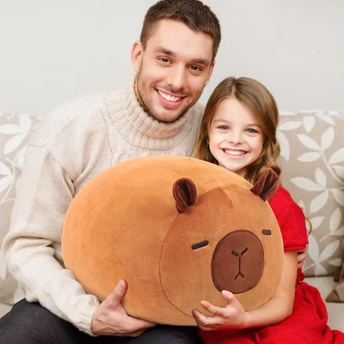 Miniatura 4 de Wepop Capybara - Peluche de 20 pulgadas, lindo peluche de Capybara, almohadas de peluche, regalos para niños, adultos, niños y niñas