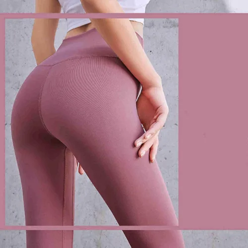 Miniatura 6 de ZHAOXIAN Pantalones de yoga de cintura alta con bolsillos, control de abdomen, pantalones de entrenamiento para mujer, leggings de yoga elásticos