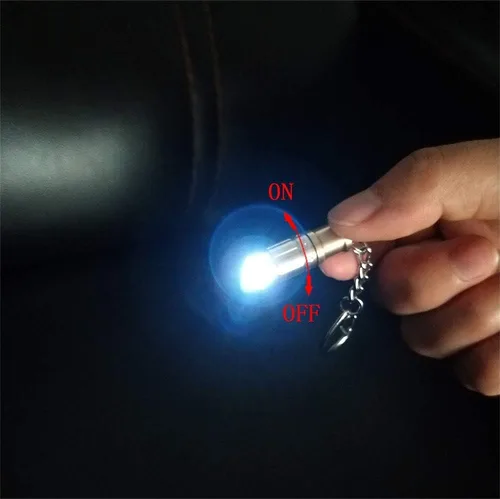 Miniatura 3 de e1 Llavero Linterna Más Pequeña Micro Mini Pequeño Llavero Luz Duradera Luz de Seguridad para Llevar Todos los Días Emergencias al Aire Libre Pasear