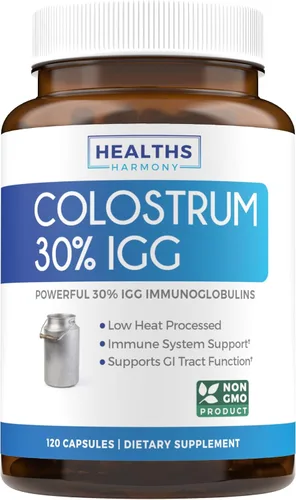 Miniatura 9 de Calostro bovino para mujer – Suplemento de calostro con 1,000 mg por porción e inmunoglobulinas IgG 30% del primer ordeño – Procesado a bajo calor