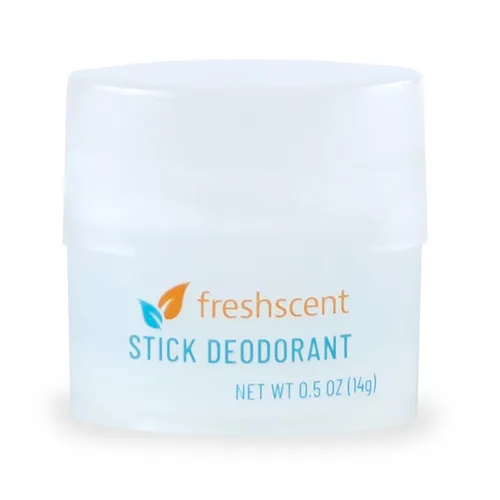 Freshscent - Desodorante en barra de 0.5 onzas (paquete de 144), tamaño de viaje, sin alcohol, fragancia ligera, empaquetado a granel y perfecto