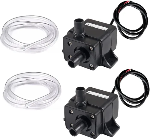 Miniatura 8 de Mini bomba de agua sumergible de 12 V CC, 240 L/H 5 W, ultra silenciosa, microbomba sin escobillas, bomba de agua de cabezal de bombeo de 3M para 1