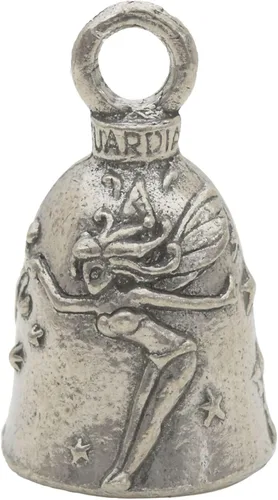 Miniatura 14 de Campana de buena suerte contra el mal de ojo de Guardian Bell con llavero y bolsa de regalo de terciopelo negro Regalo de buena suerte de peltre